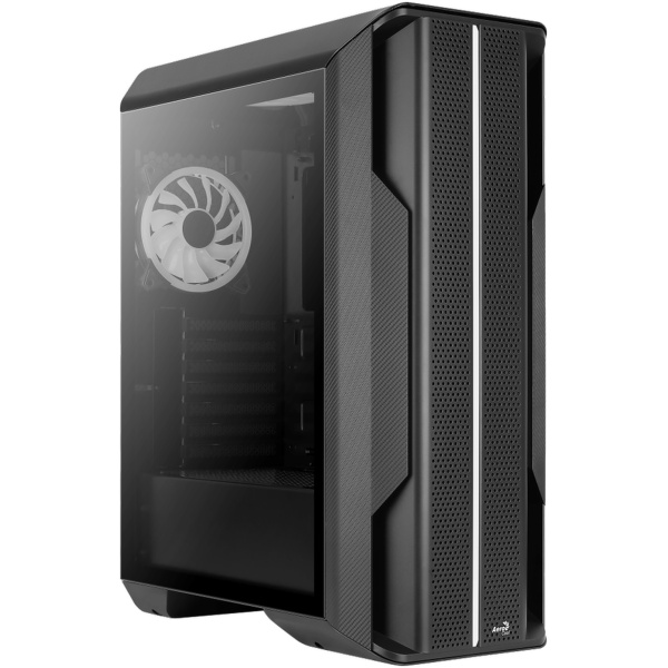 AeroCool Splinter Duo ARGB ház edzett üveg oldallappal (fekete) #3