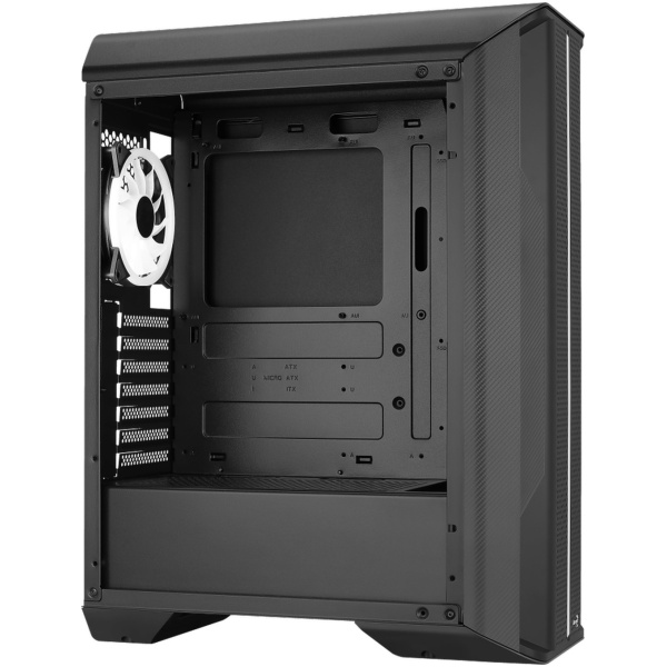AeroCool Splinter Duo ARGB ház edzett üveg oldallappal (fekete) #4