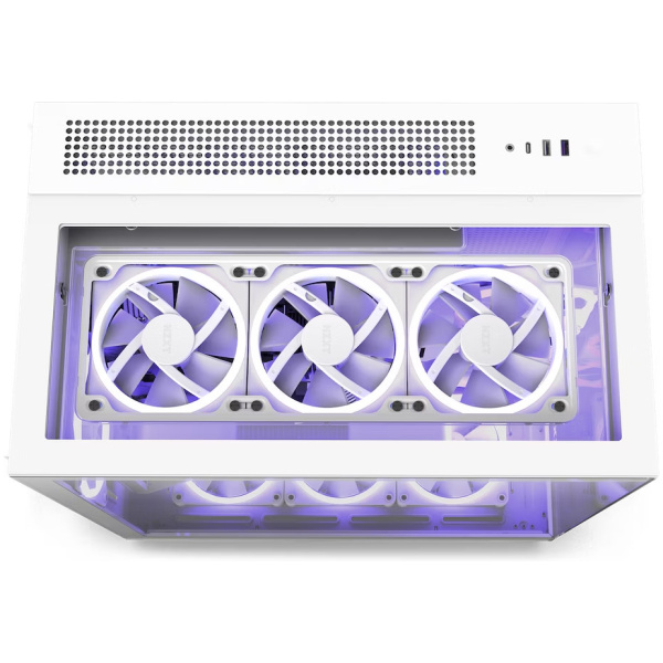 NZXT H9 Elite White ház üveg oldalablakkal (fehér) #2