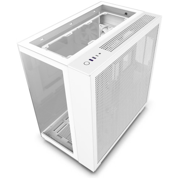 NZXT H9 Elite White ház üveg oldalablakkal (fehér) #4