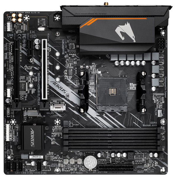 Gigabyte B550M AORUS ELITE AX alaplap #3