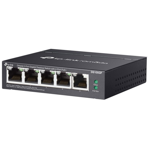 TP-Link DS105GP Omada 5-Port Gigabit Desktop Switch 4 PoE+ porttal #4