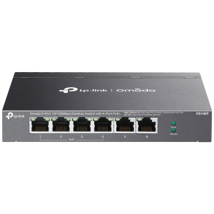 TP-Link DS106P Omada 6-Port 10/100Mbps Desktop Switch 4 PoE+ porttal #1