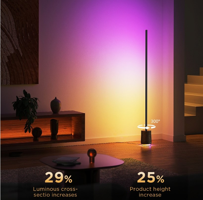 Govee Lyra RGBICWW sarok állólámpa hangszóróval NEW #2