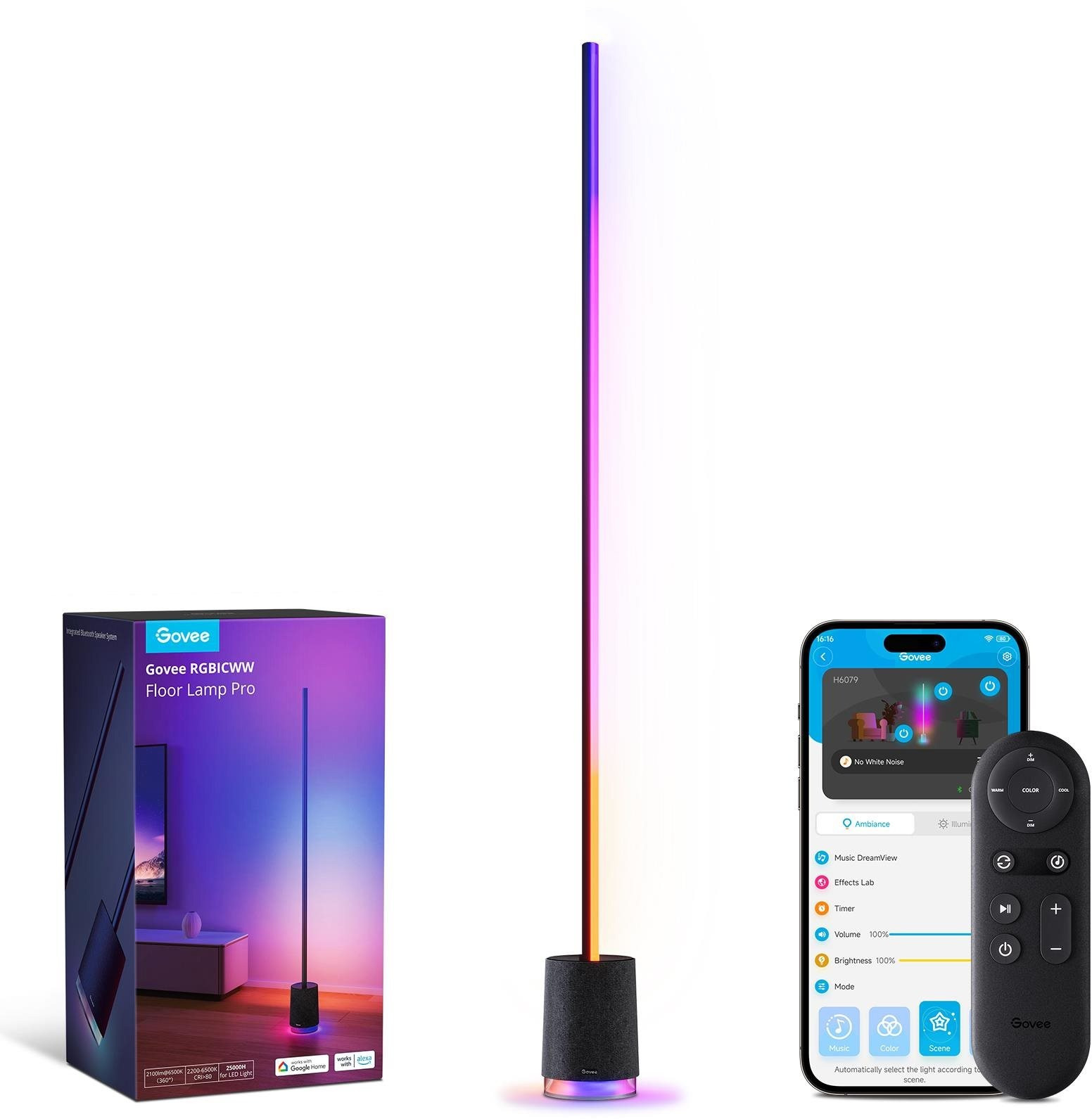 Govee Lyra RGBICWW sarok állólámpa hangszóróval NEW #3