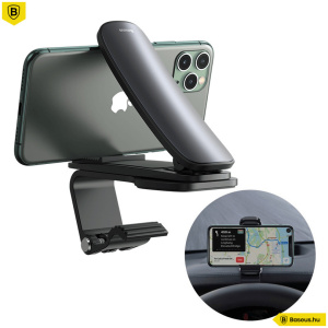 Baseus Big Mouth Pro univerzális csiptetős telefontartó műszerfalra #1