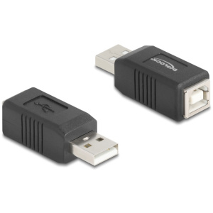 Delock USB 2.0 adapter A-típusú USB apa – B-típusú USB anya #1