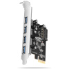 Axagon USB 3.2 5Gbps vezérlő kártya PCIe x1 (4x USB-A port) #1