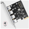 Axagon USB 3.2 5Gbps vezérlő kártya PCIe x1 (4x USB-A port) #3