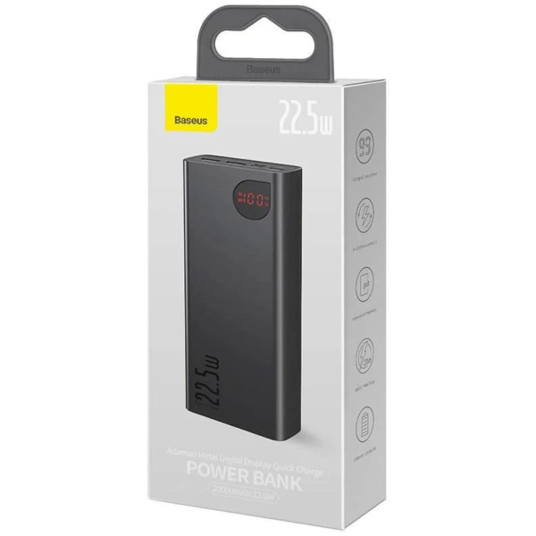 Baseus Adaman Metal Powerbank 20000 mAh - 2x USB, USB-C PD, Lightning 22,5W #6