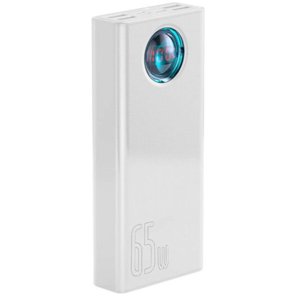 Baseus Amblight Powerbank 30000 mAh - 4x USB, USB-C PD, Lightning, 65W fehér #2