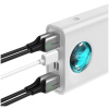 Baseus Amblight Powerbank 30000 mAh - 4x USB, USB-C PD, Lightning, 65W fehér #3