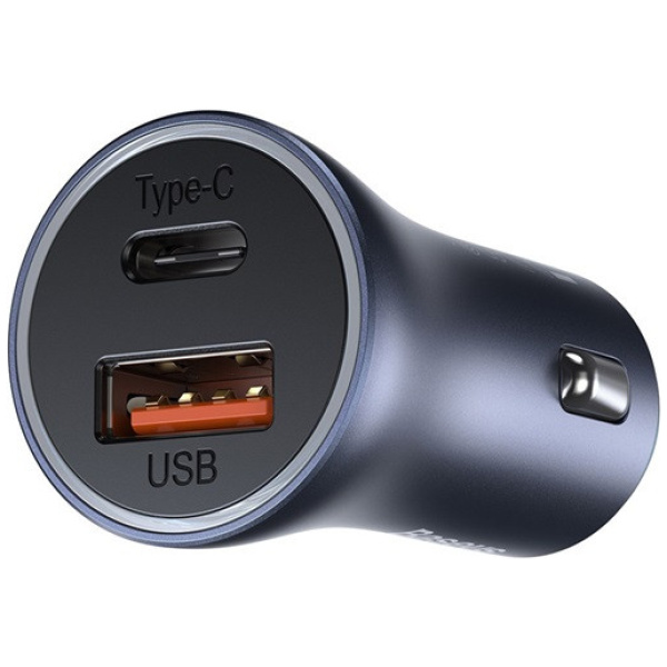 Baseus Golden Contactor Pro autós töltő, USB-A + USB-C, QC4.0 +, PD, SCP, 40W #1