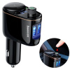 Baseus S-06 autós FM transzmitter (12/24V) - MP3, 3.4A 2x USB autós töltő #1