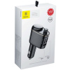 Baseus S-06 autós FM transzmitter (12/24V) - MP3, 3.4A 2x USB autós töltő #6