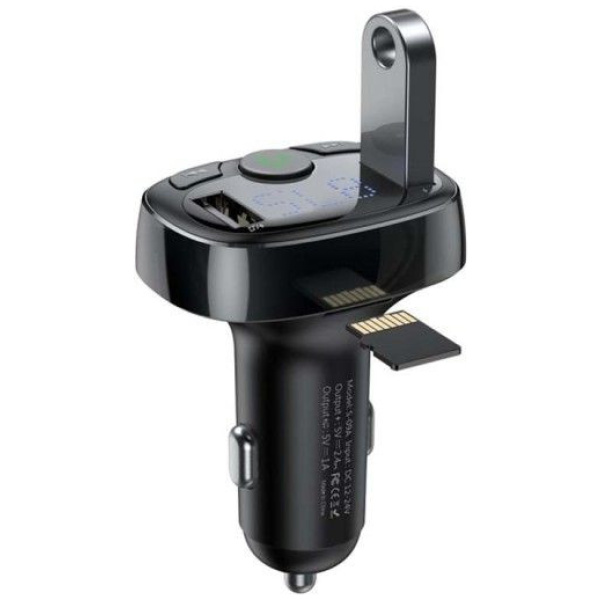 Baseus S-09A autós FM transzmitter (12/24V) - 2xUSB microSD FM adó, autós töltő #2