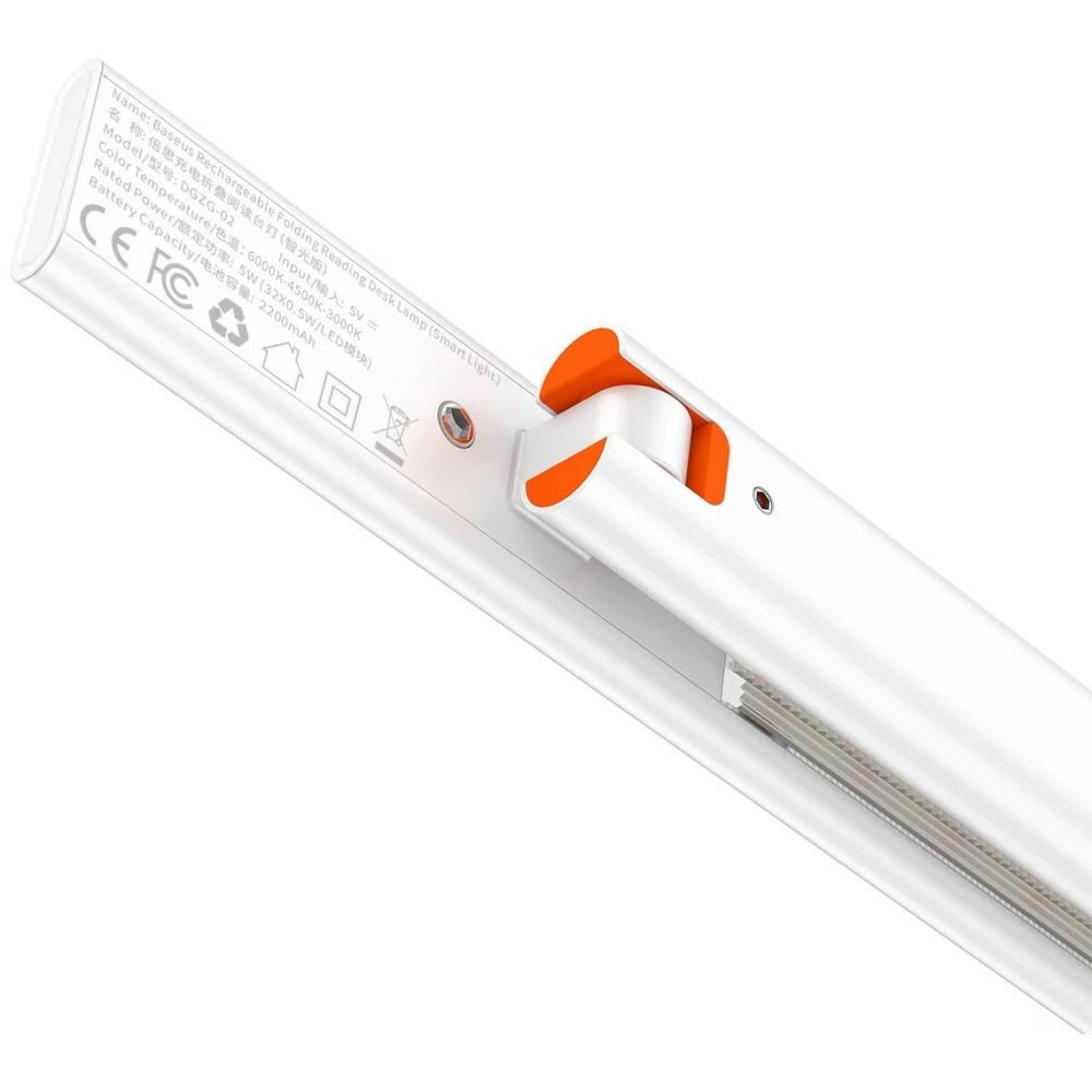 Baseus Smart Eye összecsukható, újratölthető asztali lámpa (fehér) #3