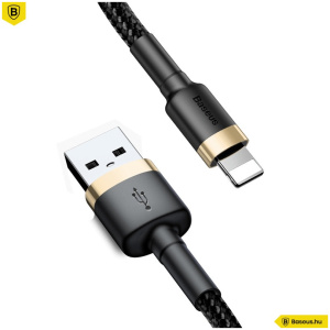Baseus Lightning - USB töltő- és adatkábel 1m - fekete-arany #1