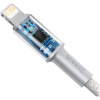 Baseus USB-C – Lightning töltő- és adatkábel 20W, fonott, fehér 1m #2