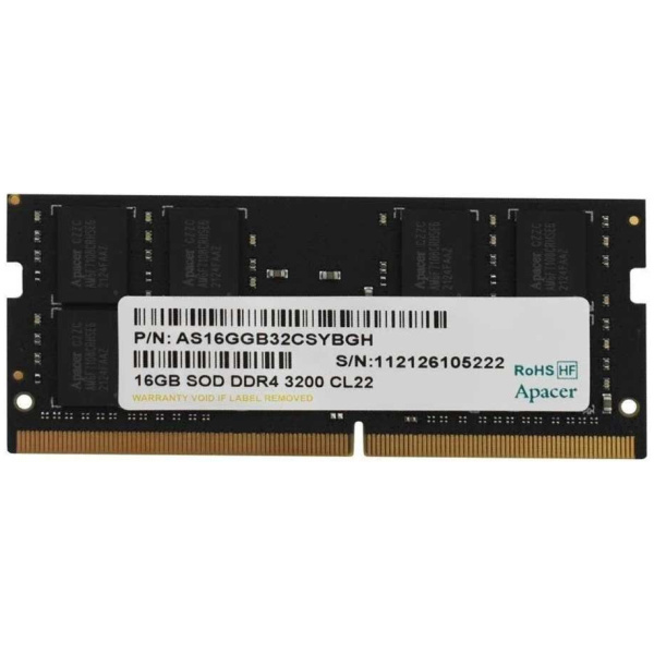 16GB DDR4 3200MHz (PC4-25600) Apacer RAM (SO-DIMM) NEW #1