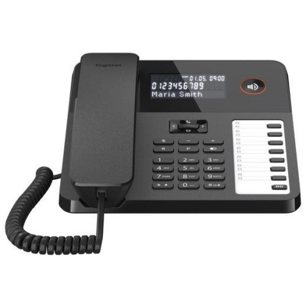Gigaset Desk 600 vezetékes telefon (fekete) #1