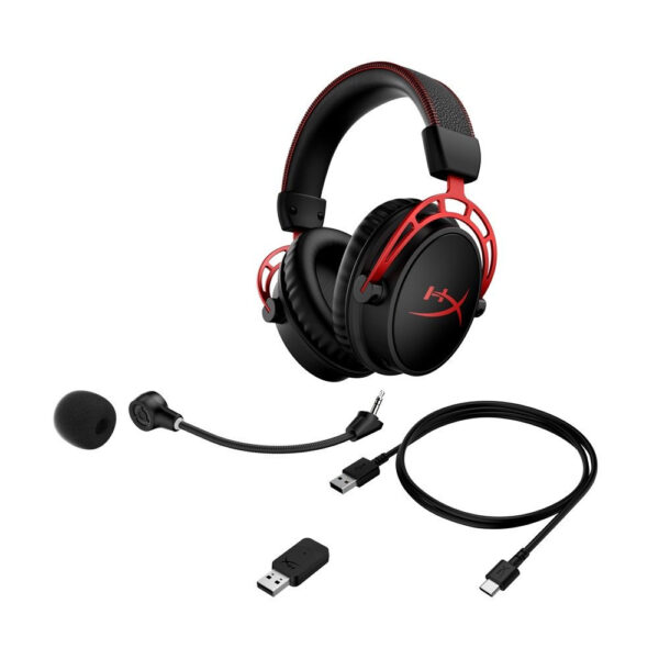 HP HyperX Cloud Alpha Wireless Gaming headset (fekete-piros) #6