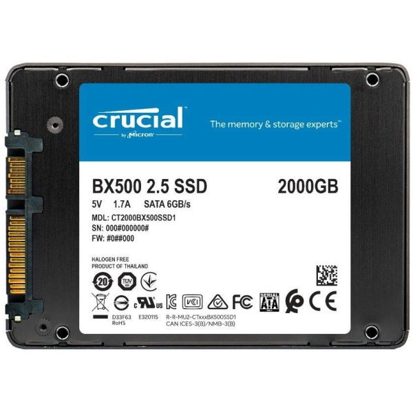2TB Crucial BX500 SSD SATA 6GB/s #4
