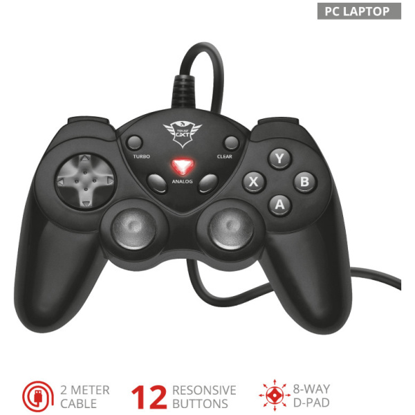 Trust GXT 24 Runa joypad PC-hez (USB) #4