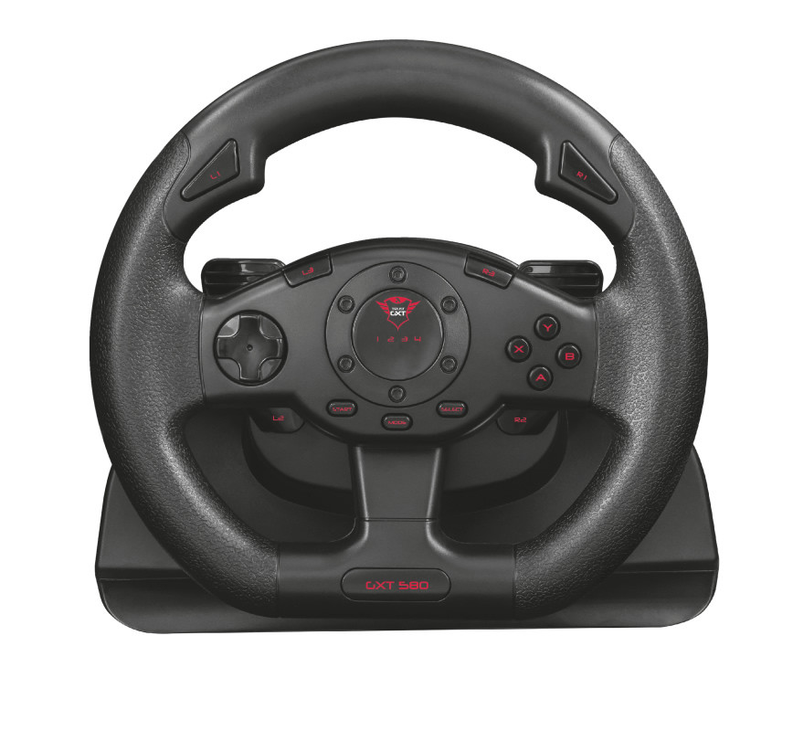 Trust GXT 580 Sano Vibration Feedback Racing Wheel kormány #2