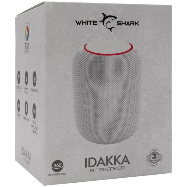 White Shark Idakka Bluetooth hangszóró (fehér) #6