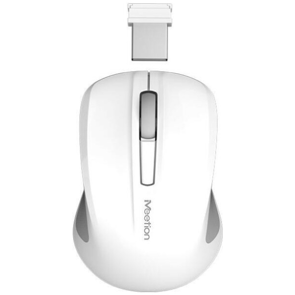 ModeCom MiniGo vezeték nélküli újratölthető mini egér (fehér) #1