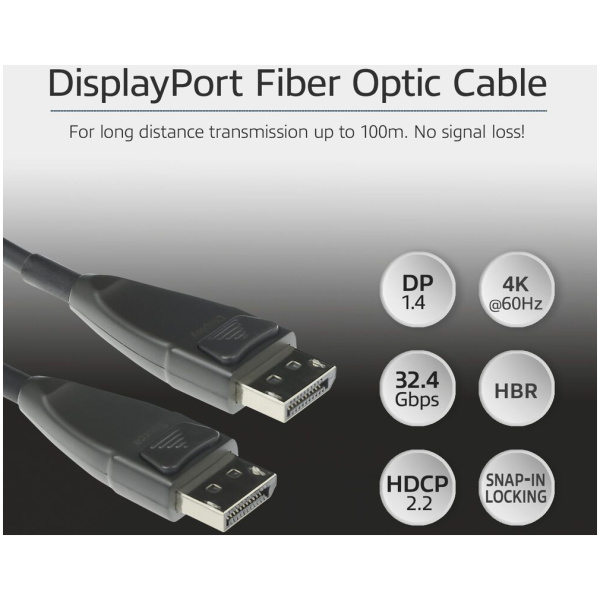 ACT DisplayPort Active Optical 8K Ultra HD 60Hz kábel 15m #3