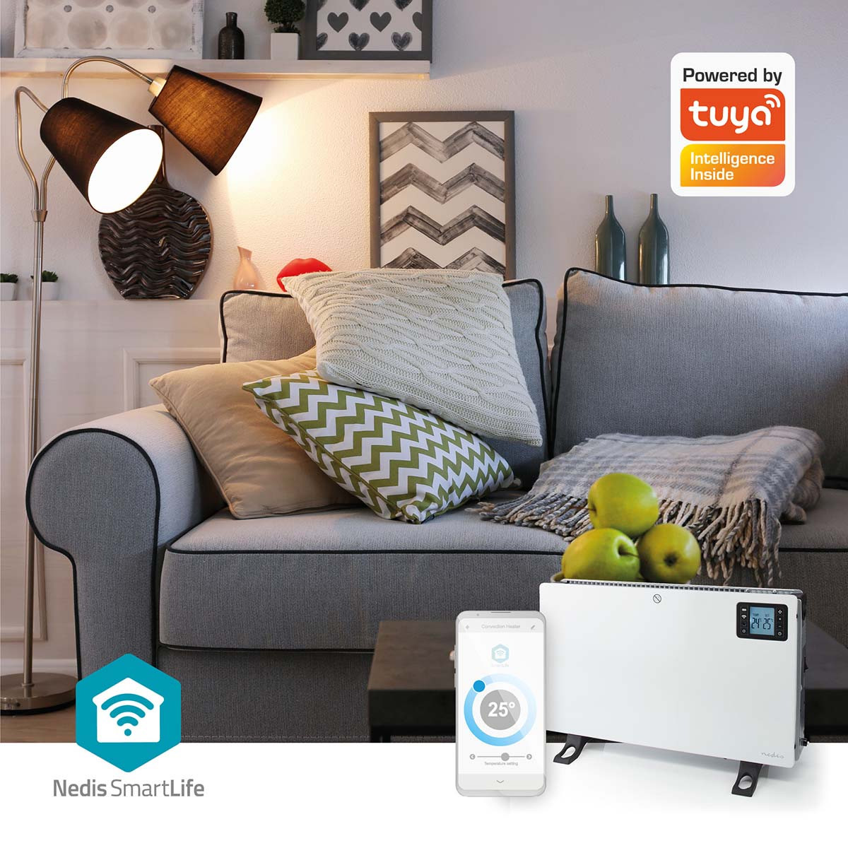 Nedis SmartLife Wi-Fi konvektor távirányítóval 2kW NEW #8