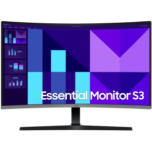 31,5" Samsung Essential S3 S32D390GAU ívelt monitor (100Hz, VA LED) #1