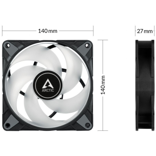 14 cm hűtőventilátor Arctic P14 PWM PST A-RGB #4