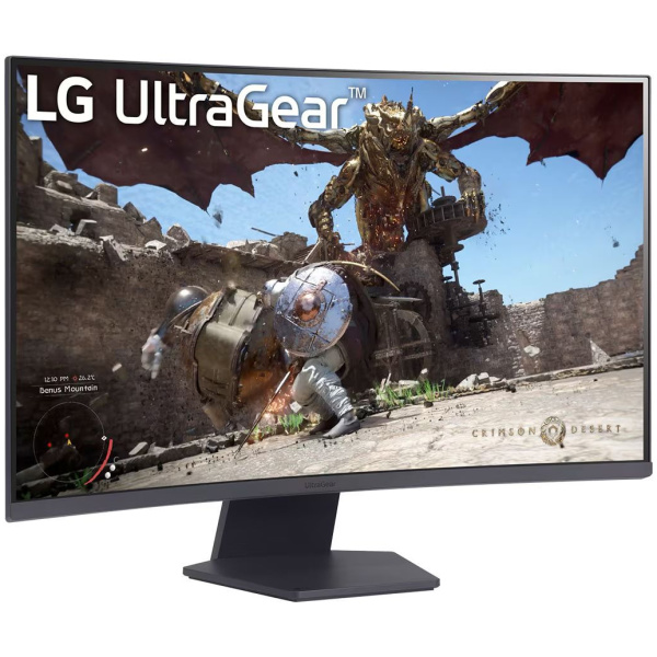 31,5" LG 32GS60QC-B UltraGear™ QHD ívelt gaming monitor (VA LED, 180Hz) #3