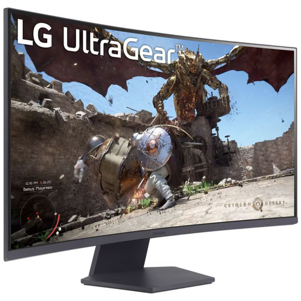 31,5" LG 32GS60QC-B UltraGear™ QHD ívelt gaming monitor (VA LED, 180Hz) #4