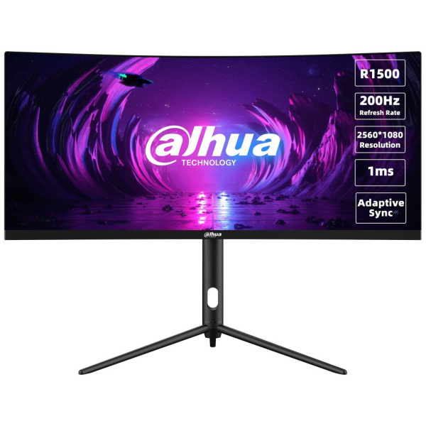 30" Dahua LM30-E330CA ívelt Gamer monitor (200 Hz) #1