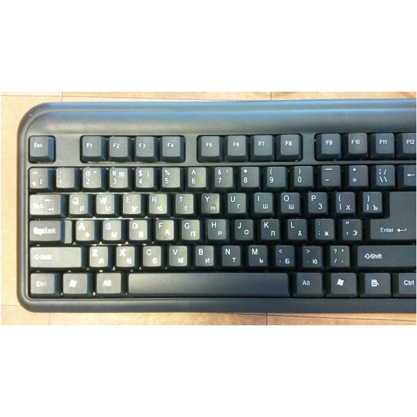 Gembird billentyű USB - cirill (orosz) / angol #2