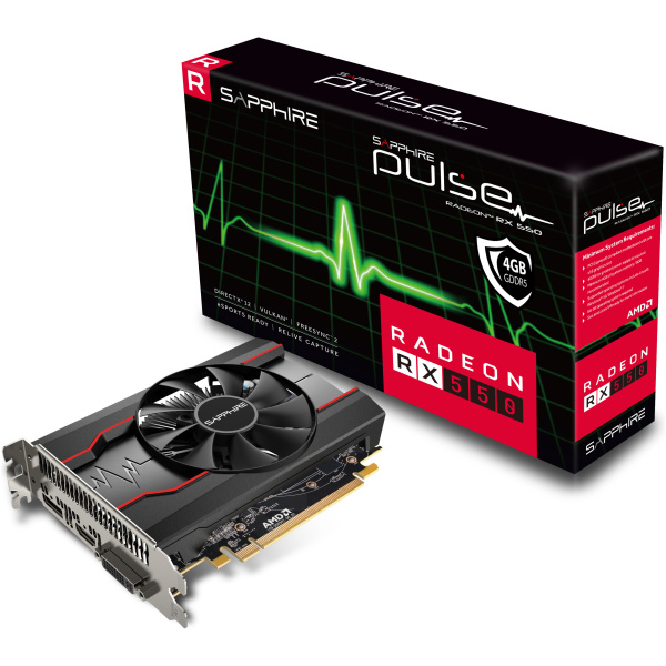 Sapphire RX 550 PULSE DUAL-X OC VGA 4GB DDR5 #5