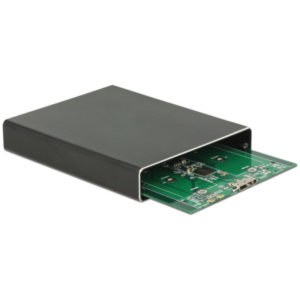 Delock Külső ház, 2x SATA M.2 SSD > USB 10 Gbps (USB 3.1) RAID-del #2