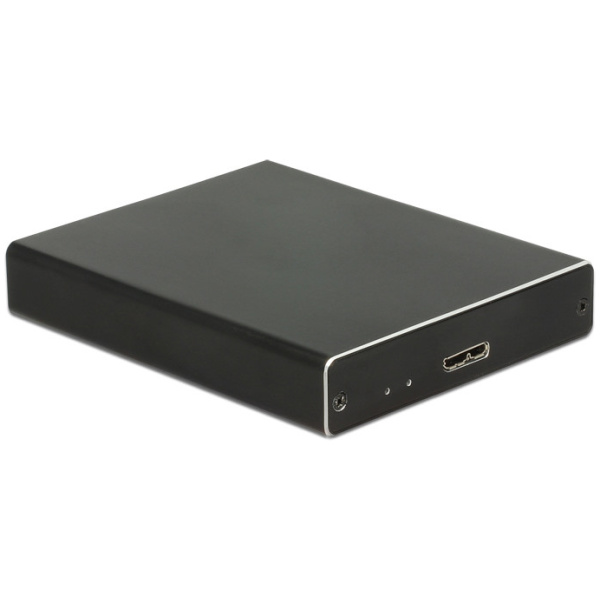 Delock Külső ház, 2x SATA M.2 SSD > USB 10 Gbps (USB 3.1) RAID-del #3