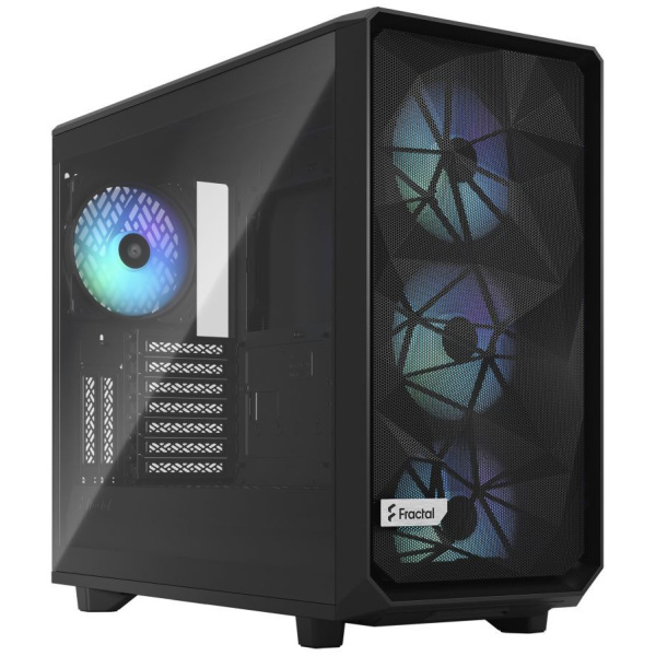 Fractal Design Meshify 2 RGB fekete ház üveg oldallappal #1