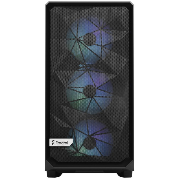 Fractal Design Meshify 2 RGB fekete ház üveg oldallappal #2