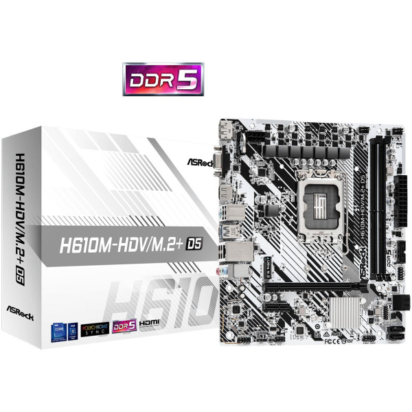 ASRock H610M-HDV/M.2+ D5 alaplap AKCIÓS #5