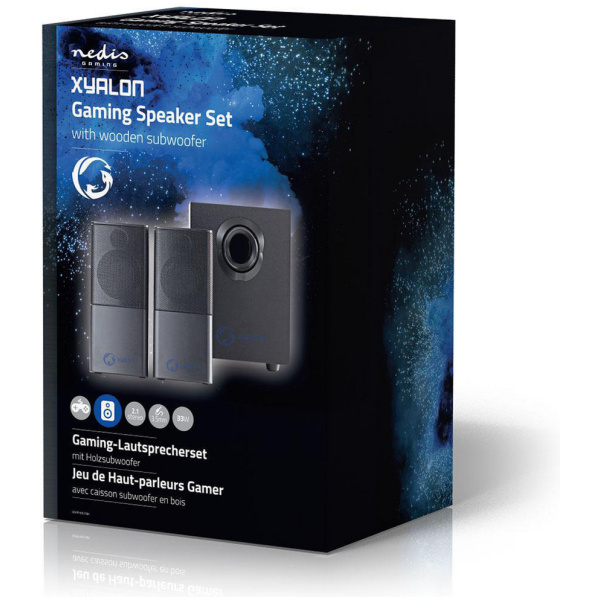 Nedis Xyalon 2.1 Gaming hangszóró (fekete, USB tápellátással) #7