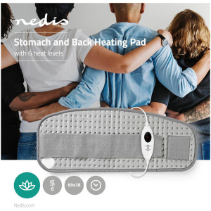 Nedis fűtőpárna 6 fűtési szinttel, 69x28 cm méret #2