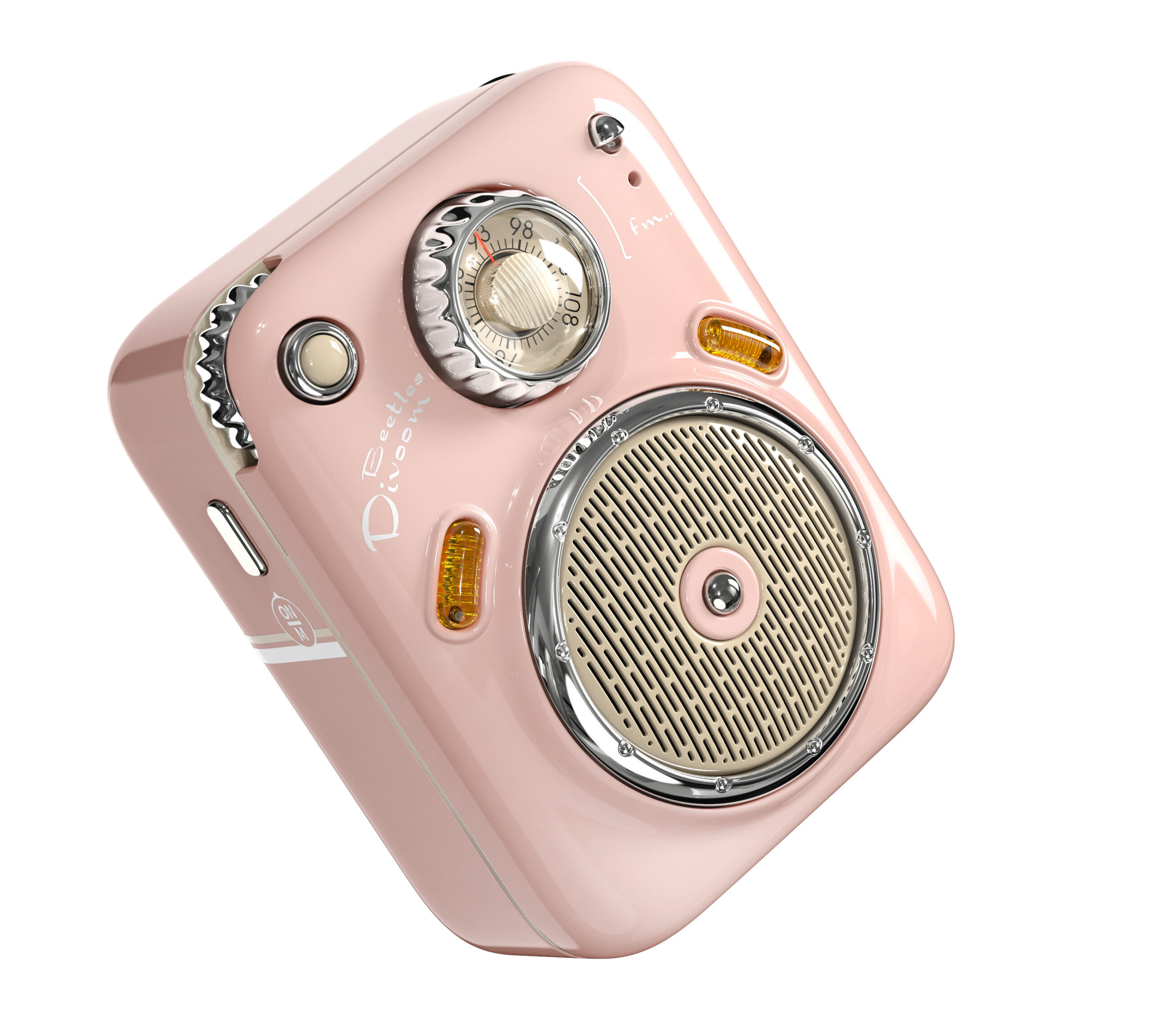 Divoom Beetles Bluetooth mini hangszóró FM rádióval (rózsaszín) #2