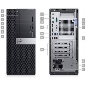 Dell Optiplex XE3 Tower használt PC (Core i7, Win 11 Home) #2