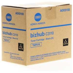 Minolta TNP51K fekete toner (Bizhub C3110) #1